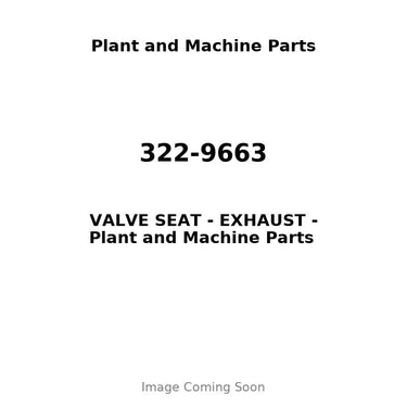 322-9663 - VALVE SEAT - EXHAUST