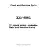 321-4061 - CYLINDER HEAD - LOADED