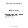 315-3395D - PISTON, CLIPS, PIN & RINGS - 1.00MM