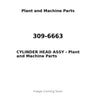 309-6663 - CYLINDER HEAD ASSY