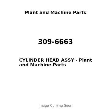 309-6663 - CYLINDER HEAD ASSY