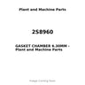 2S8960 - GASKET CHAMBER 6.30MM