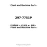 297-7751P - PISTON + CLIPS w. PIN