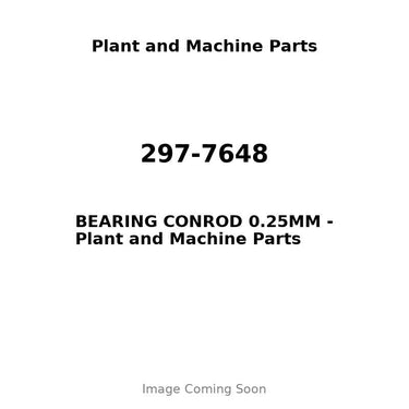 297-7648 - BEARING CONROD 0.25MM