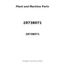 2873B071 - STARTER MOTOR: 12V, 2.8KW, 10T