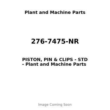 276-7475-NR - PISTON, PIN & CLIPS - STD