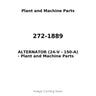 272-1889 - ALTERNATOR (24-V - 150-A)