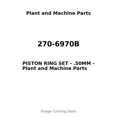 270-6970B - PISTON RING SET - .50MM