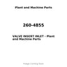 260-4855 - VALVE INSERT INLET