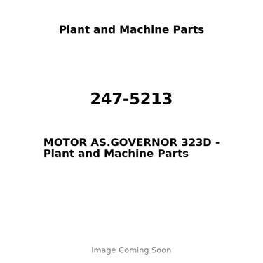247-5213 - MOTOR AS.GOVERNOR 323D