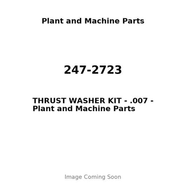 247-2723 - THRUST WASHER KIT - .007