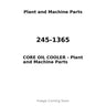 245-1365 - CORE OIL COOLER