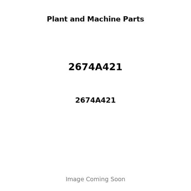 2674A421 - TURBOCHARGER