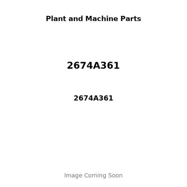 2674A361 - TURBOCHARGER