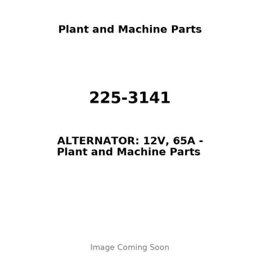 225-3141 - ALTERNATOR: 12V, 65A