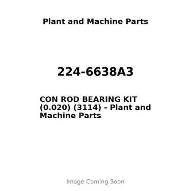 224-6638A3 - CON ROD BEARING KIT (0.020) (3114)
