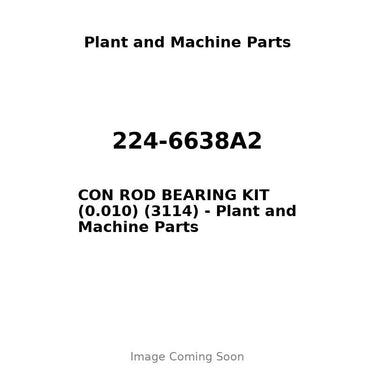 224-6638A2 - CON ROD BEARING KIT (0.010) (3114)