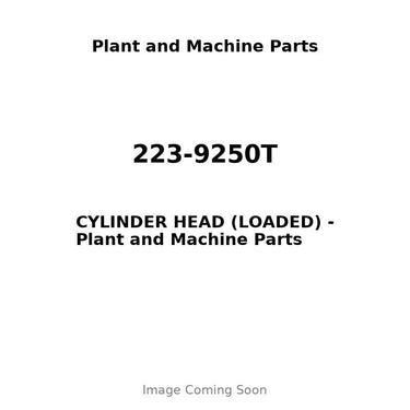 223-9250T - CYLINDER HEAD (LOADED)