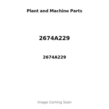 2674A229 - TURBOCHARGER