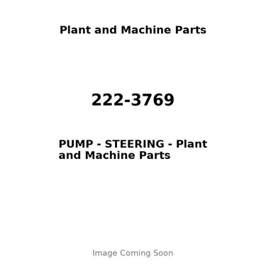 222-3769 - PUMP - STEERING