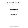 2674A224 - TURBOCHARGER