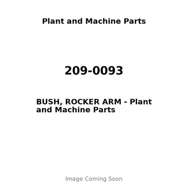 209-0093 - BUSH, ROCKER ARM