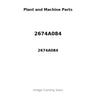 2674A084 - TURBOCHARGER