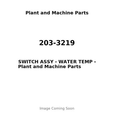 203-3219 - SWITCH ASSY - WATER TEMP