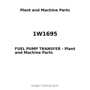 1W1695 - FUEL PUMP TRANSFER