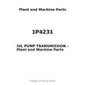 1P4231 - OIL PUMP TRANSMISSION