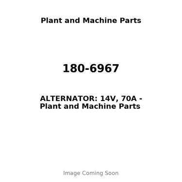 180-6967 - ALTERNATOR: 14V, 70A