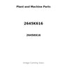 2645K616 - NOZZLE, INJECTOR