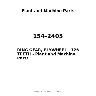 154-2405 - RING GEAR, FLYWHEEL - 126 TEETH