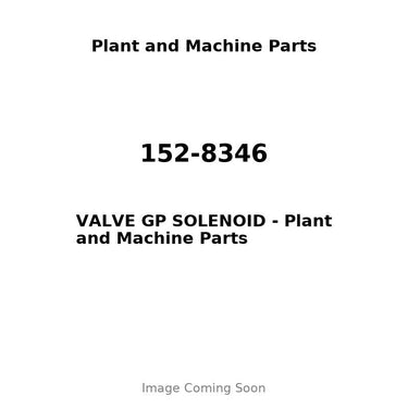 152-8346 - VALVE GP SOLENOID
