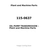 115-0637 - OIL PUMP TRANSMISSION