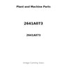 2641A073 - PUMP, FUEL LIFT - 4 HOLES