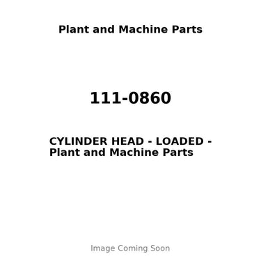111-0860 - CYLINDER HEAD - LOADED