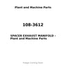 108-3612 - SPACER EXHAUST MANIFOLD