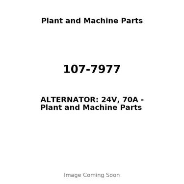 107-7977 - ALTERNATOR: 24V, 70A