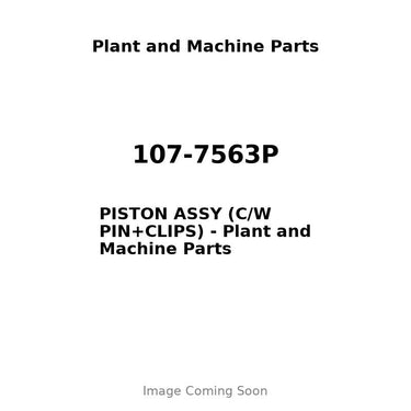 107-7563P - PISTON ASSY (C/W PIN+CLIPS)