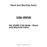 106-8958 - OIL PUMP C/W GEAR