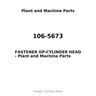 106-5673 - FASTENER GP-CYLINDER HEAD