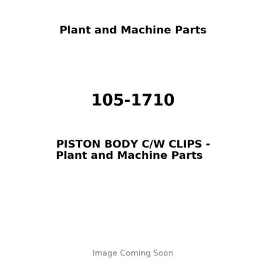 105-1710 - PISTON BODY C/W CLIPS