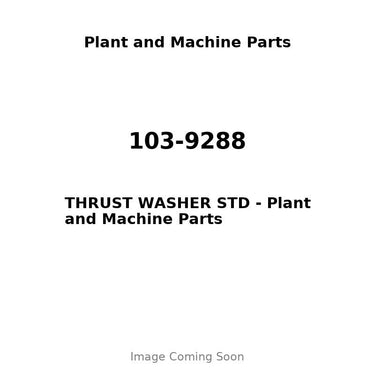103-9288 - THRUST WASHER STD
