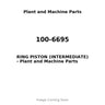 100-6695 - RING PISTON (INTERMEDIATE)