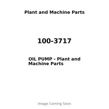 100-3717 - OIL PUMP