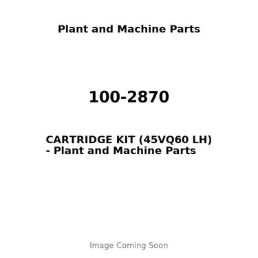 100-2870 - CARTRIDGE KIT (45VQ60 LH)