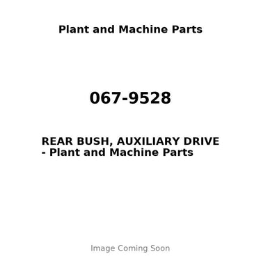 067-9528 - REAR BUSH, AUXILIARY DRIVE