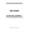 067-6987 - FILTER FUEL ELEMENT
