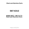 067-6312 - BANJO BOLT - M8 X 0.75